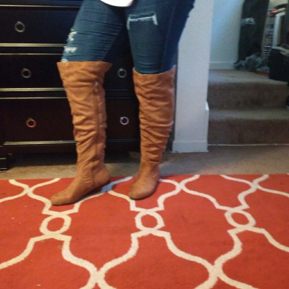 torrid Shoes - 🆕NEW IN BOX Torrid Cognac Over the Knee Boots